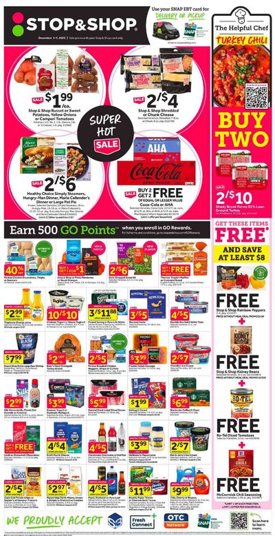 Grocery & Drug offers in Phillipsburg NJ | Weekly Ads Stop&Shop in Stop&Shop | 12/1/2023 - 12/7/2023