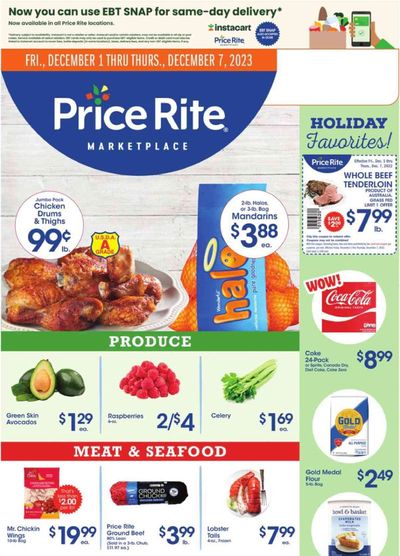 Grocery & Drug offers in Wayne PA | Weekly Ads Price Rite in Price Rite | 12/1/2023 - 12/7/2023