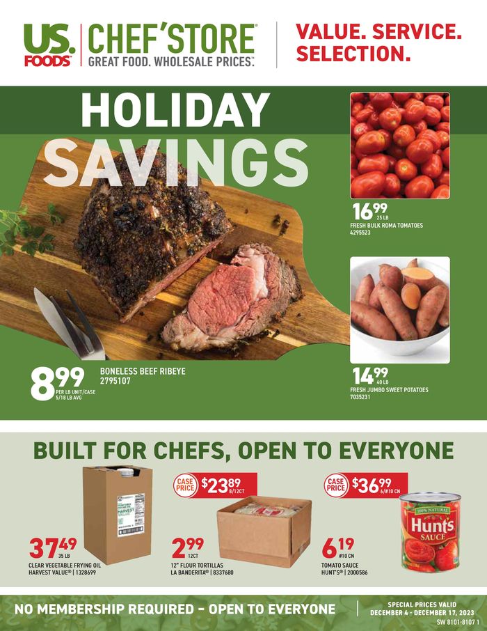 Chef'Store catalogue in Dallas TX | Chef'Store weekly ad | 12/4/2023 - 12/17/2023