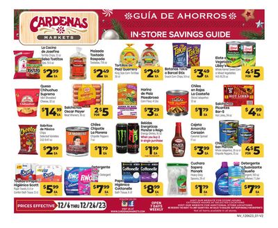 Cardenas catalogue | Weekly Ad | 12/6/2023 - 12/26/2023