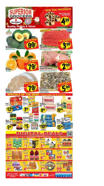 Grocery & Drug offers in Burbank CA | Weekly Specials in Superior Grocers | 12/6/2023 - 12/12/2023