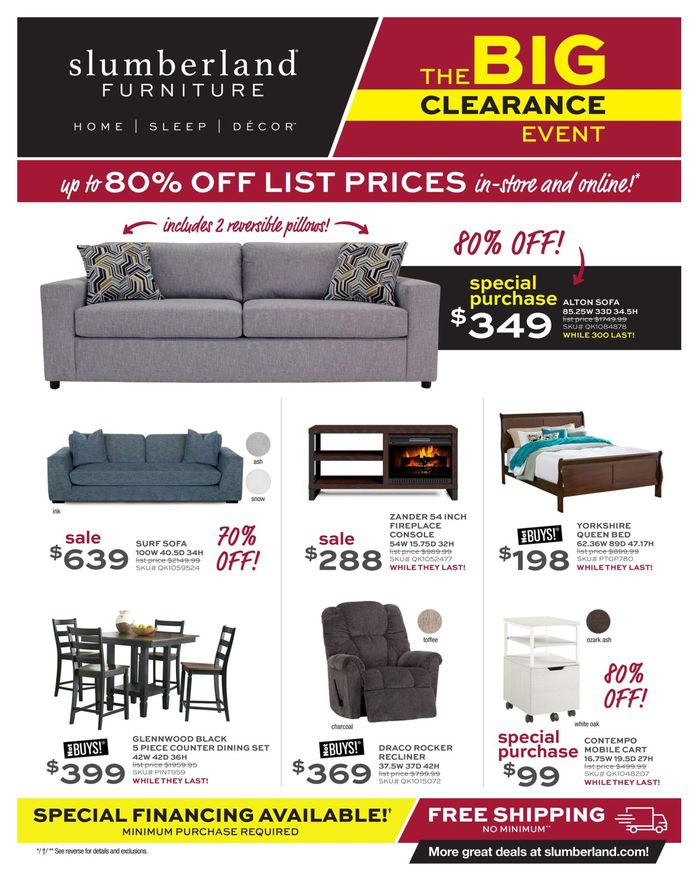 Slumberland Furniture in Fort Dodge IA Christmas Ads & Coupons Tiendeo