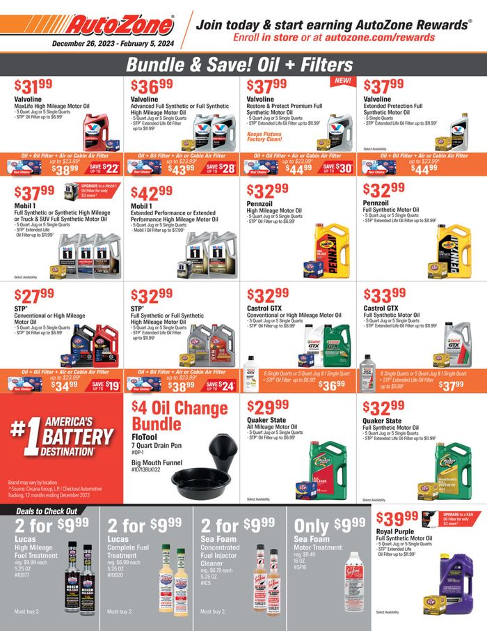 AutoZone Promo Codes & Coupons January 2024 Tiendeo