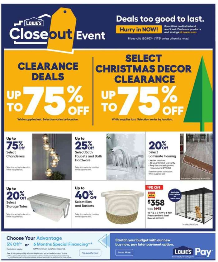Lowe's Deals & Catalogues January 2024 Tiendeo