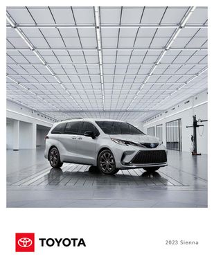 Toyota catalogue in York PA | Sienna | 6/26/2023 - 6/26/2024