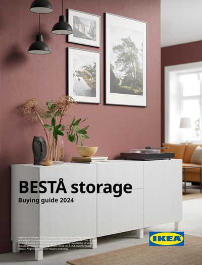 Home & Furniture offers in Charlotte NC | BESTÅ Storage 2024 in Ikea | 1/9/2024 - 12/31/2024