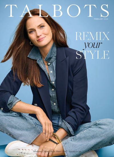 Clothing & Apparel offers in Kansas City KS | Talbots Remix Your Style in Talbots | 2/1/2024 - 2/29/2024