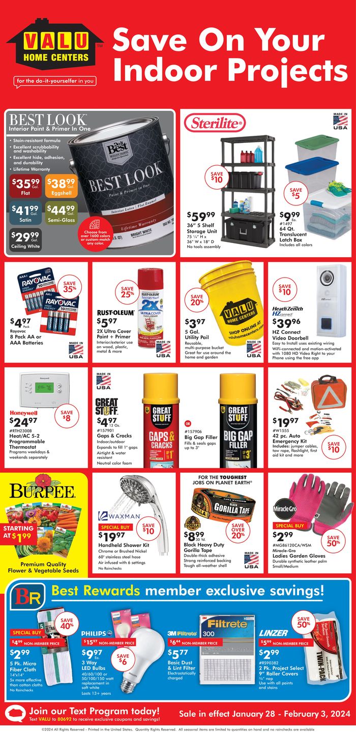 Valu Home Centers Elmira NY 1105 Broadway Store Hours & Deals Tiendeo