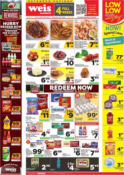 Grocery & Drug offers in Reading PA | Weekly Ads Weis Markets in Weis Markets | 2/2/2024 - 2/28/2024