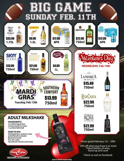 Price Cutter catalogue | Price Cutter weekly ad | 2/2/2024 - 2/29/2024