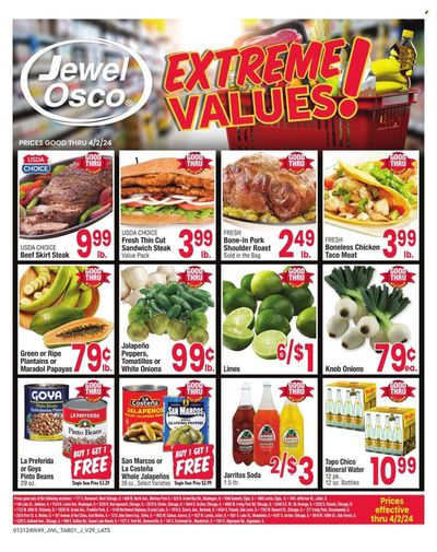 Grocery & Drug offers in Hammond IN | Jewel-Osco Weekly ad in Jewel-Osco | 2/2/2024 - 4/2/2024