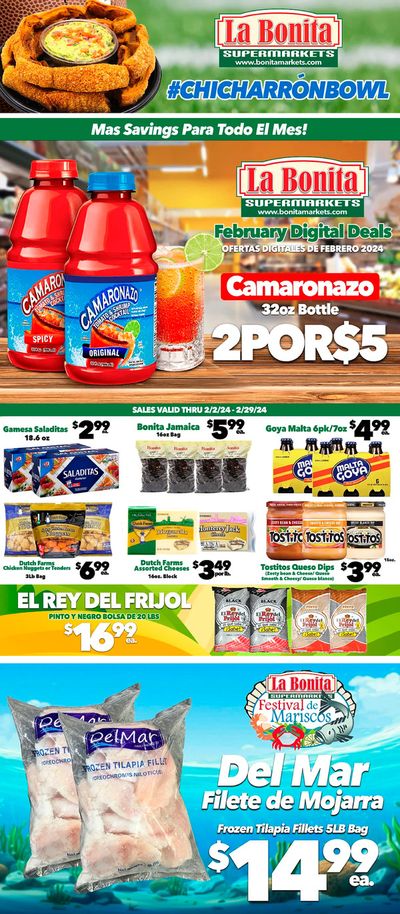 La Bonita Supermarkets catalogue in Las Vegas NV | La Bonita Supermarkets weekly ad | 2/6/2024 - 2/29/2024