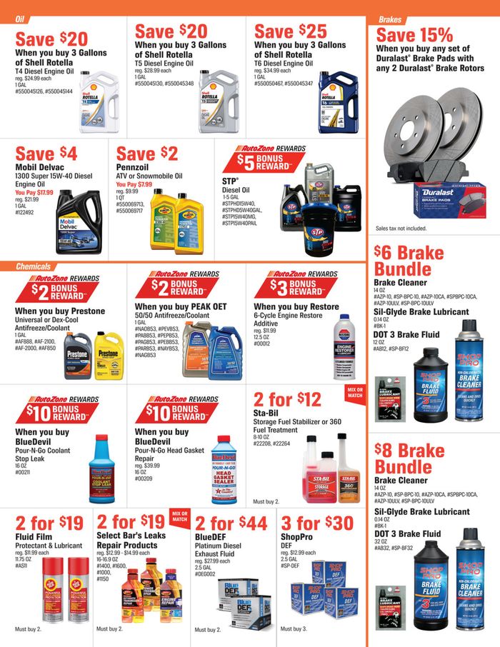 AutoZone catalogue | Bundle & Save | 2/7/2024 - 3/4/2024