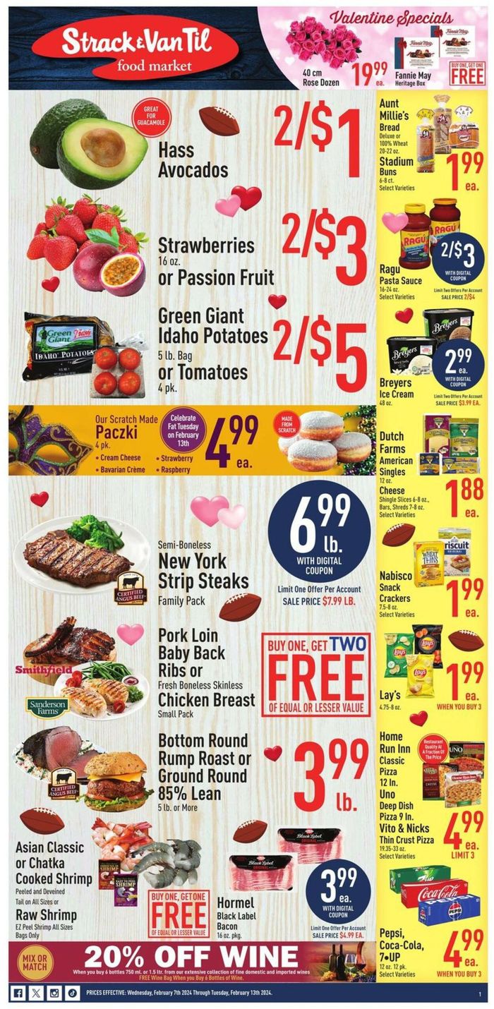 Strack & Van Til in Schererville IN Valentine's Day Ads & Coupons