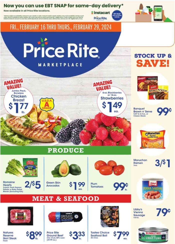 Price Rite catalogue in Rochester NY | Amazing Values | 2/16/2024 - 2/29/2024