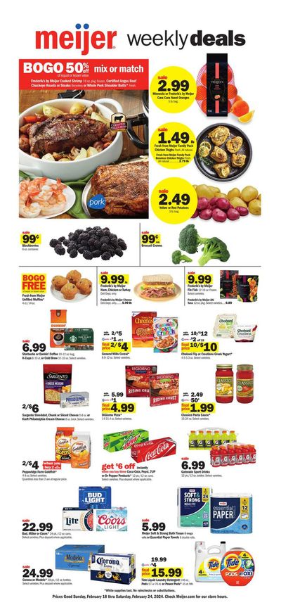 Meijer catalogue in Florence KY | Weekly Deals | 2/18/2024 - 2/24/2024