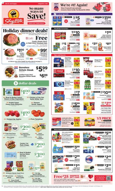 Grocery & Drug offers in Wilmington DE | So Many Ways To Save in ShopRite | 2/19/2024 - 2/24/2024