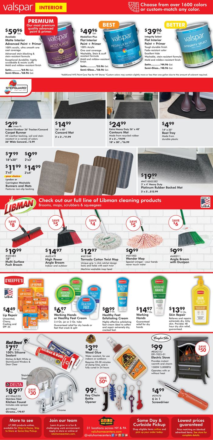 Valu Home Centers catalogue | President's Day at Valu | 2/19/2024 - 2/24/2024