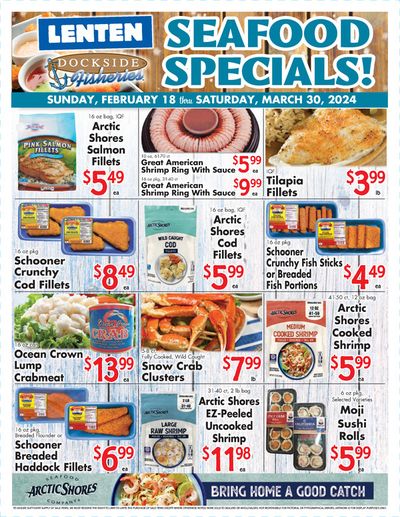 Grocery & Drug offers in Pittsburgh PA | Lenten Seafood Specials in Shop 'n Save | 2/19/2024 - 3/30/2024
