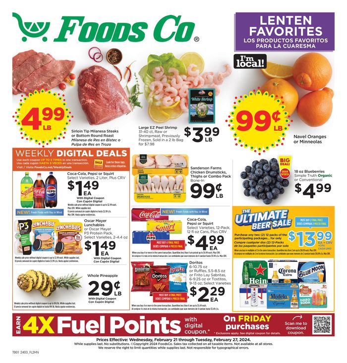 Foods Co catalogue in San Francisco CA | Weekly Ad 21/02 | 2/21/2024 - 2/27/2024