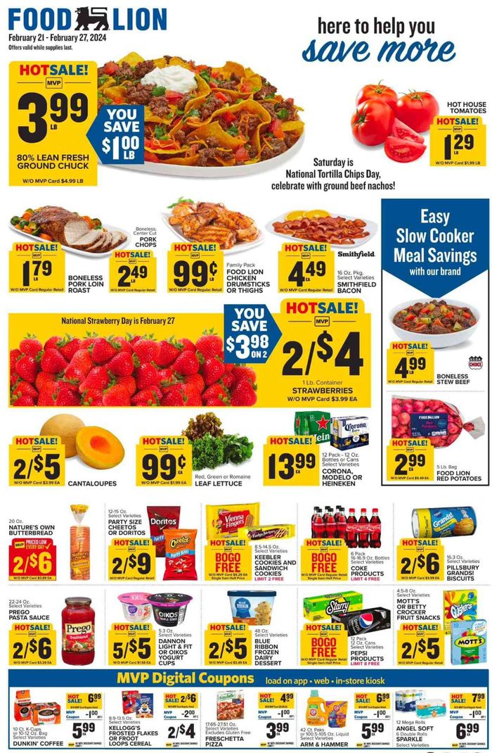Food Lion catalogue | Here To Help You Save More | 2/21/2024 - 2/27/2024