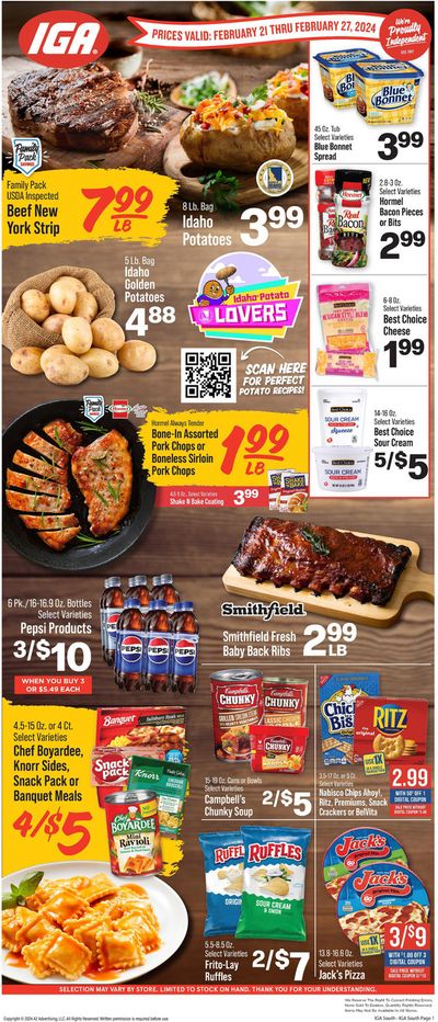 Grocery & Drug offers in Kennesaw GA | IGA 21/02 in IGA | 2/21/2024 - 2/27/2024