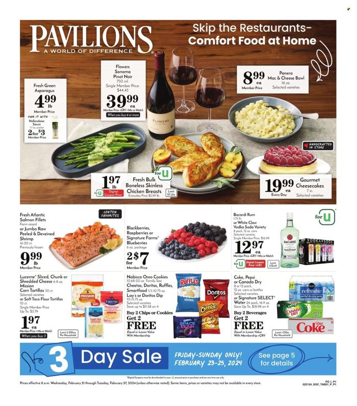 Pavilions catalogue in Houston TX | Comfort Food At Home | 2/21/2024 - 2/27/2024