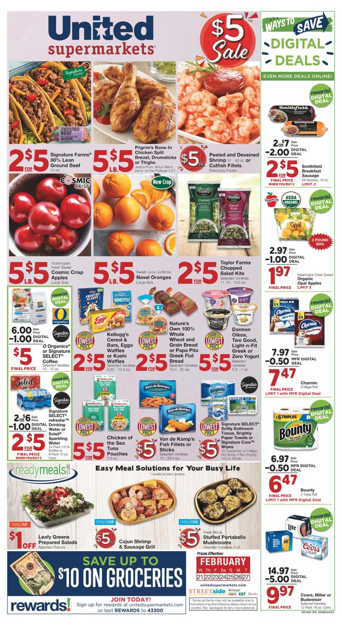 United Supermarkets catalogue in Plainview TX | On Sale February 21 | 2/21/2024 - 2/27/2024
