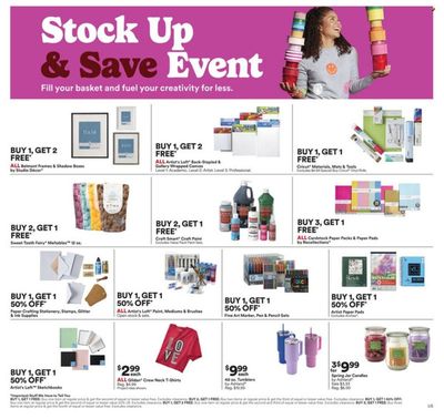 Gifts & Crafts offers in Las Vegas NV | Stock Up & Save Event in Michaels | 2/21/2024 - 3/2/2024