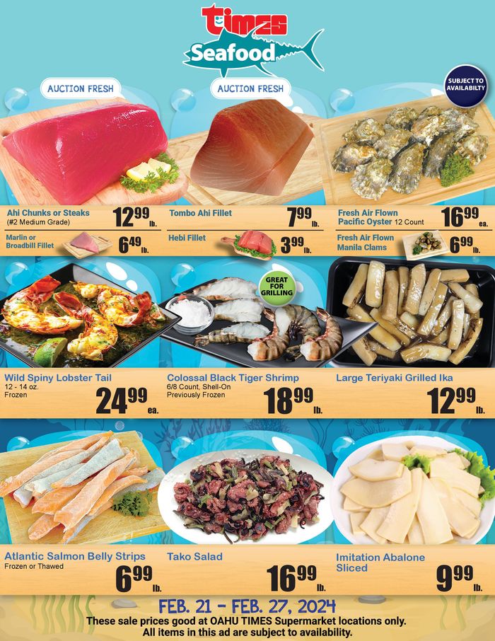 Times Supermarkets catalogue | Seafood Specials | 2/21/2024 - 2/27/2024