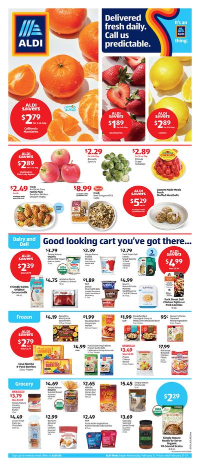 Discount Stores offers in Columbus IN | Weekly Ad Aldi in Aldi | 2/21/2024 - 2/27/2024