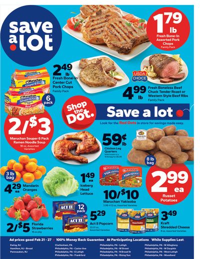 Grocery & Drug offers in Philadelphia PA | Shop The Dot in Save a Lot | 2/21/2024 - 2/27/2024