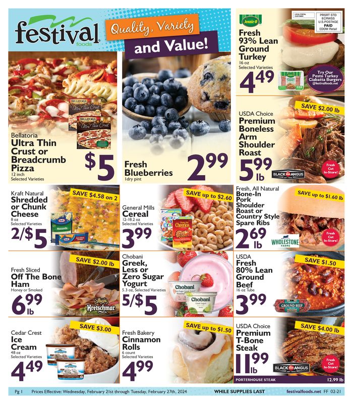 Festival Foods catalogue | Quality, Variety And Value! | 2/22/2024 - 2/27/2024