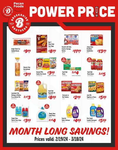 Grocery & Drug offers in Baytown TX | Power Price in Brookshire Brothers | 2/22/2024 - 3/18/2024