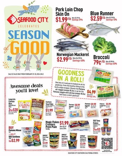 Grocery & Drug offers in Norwalk CA | Southern California Specials in Seafood City | 2/22/2024 - 2/28/2024