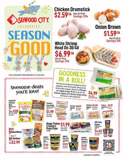 Grocery & Drug offers in Norwalk CA | Waipahu Specials in Seafood City | 2/22/2024 - 2/27/2024