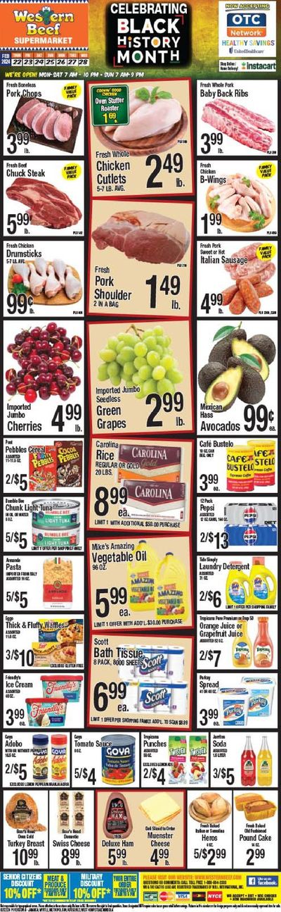 Grocery & Drug offers in New York | Celebrating Black History Month in Western Beef | 2/22/2024 - 2/28/2024