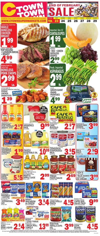 Grocery & Drug offers in Newark NJ | End Of February Sale in Ctown | 2/26/2024 - 2/29/2024