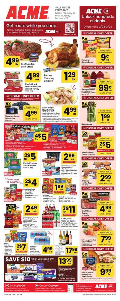 Grocery & Drug offers in Newark NJ | Get More While You Shop in ACME | 2/23/2024 - 2/29/2024
