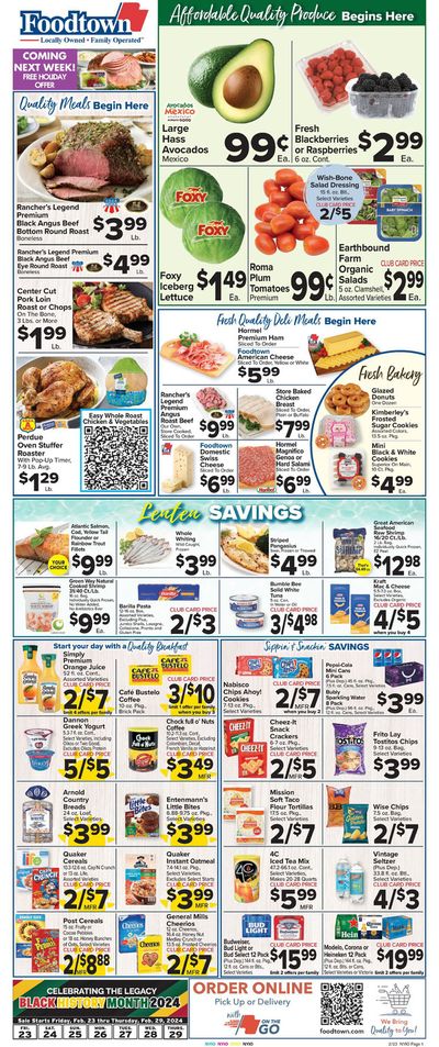 Grocery & Drug offers in Elmhurst NY | Super Savings in Foodtown supermarkets | 2/27/2024 - 2/29/2024