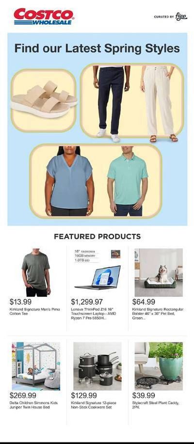 Discount Stores offers in Miami Beach FL | Latest Spring Style in Costco | 2/26/2024 - 2/29/2024