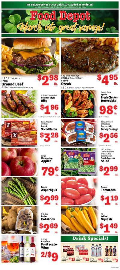 Grocery & Drug offers in Atlanta GA | March into great savings! in Food Depot | 2/27/2024 - 3/3/2024