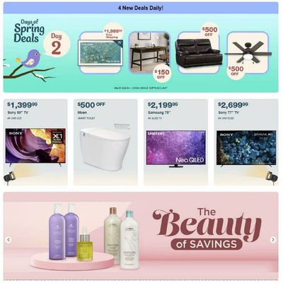 Discount Stores offers in Pittsburgh PA | The Beauty Of Savings in Costco | 2/28/2024 - 3/27/2024