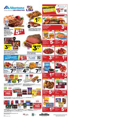 Grocery & Drug offers in Lake Charles LA | Weekly Ad - Albertsons - Southern in Albertsons | 2/28/2024 - 3/5/2024
