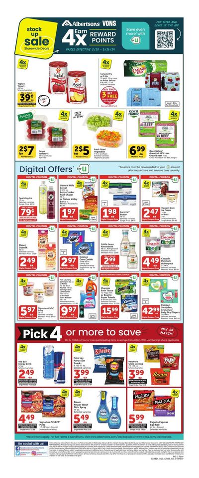 Grocery & Drug offers in Palm Desert CA | Albertsons - SoCal - SP in Albertsons | 2/28/2024 - 3/5/2024