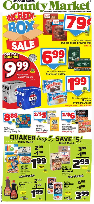 Grocery & Drug offers in Springfield IL | Weekly ad 28/02 in County Market | 2/28/2024 - 3/5/2024