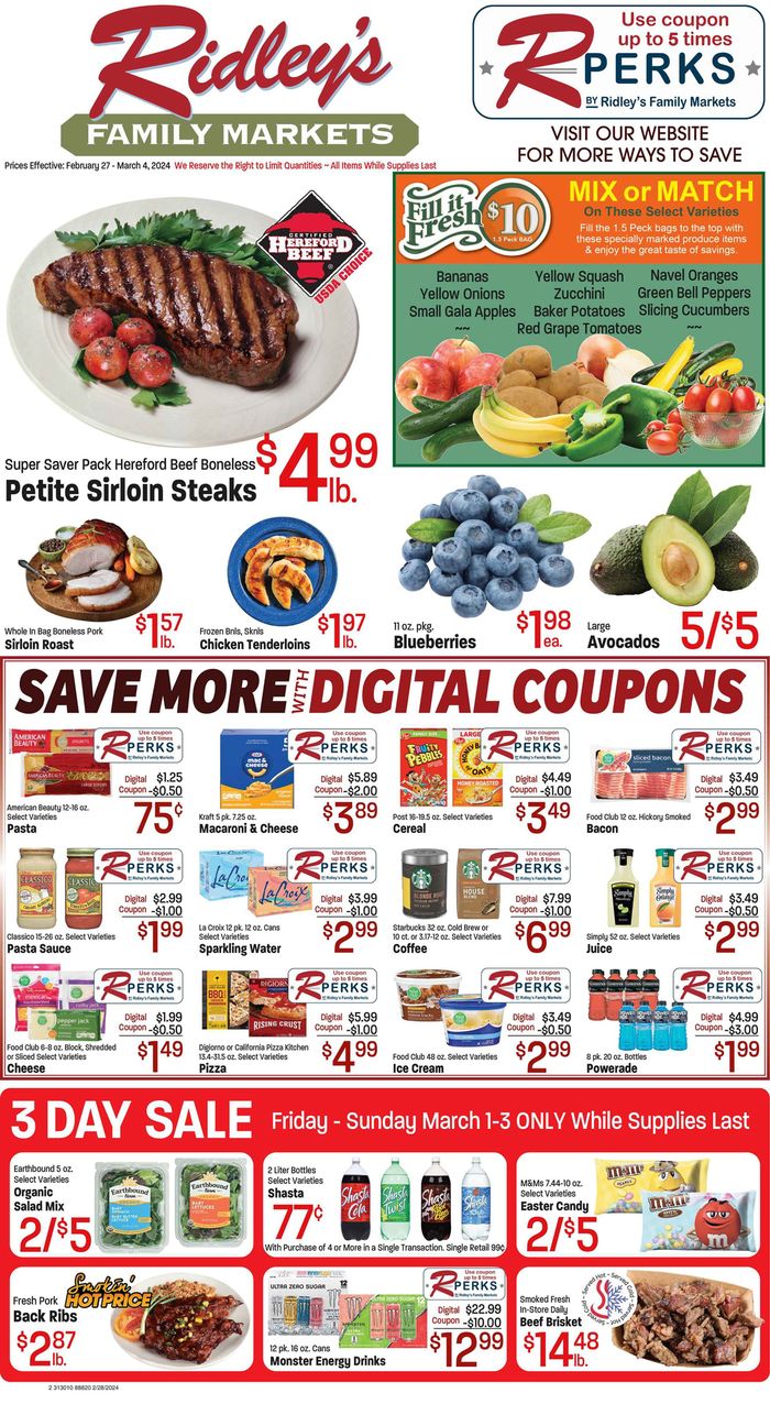 Ridley's Family Markets catalogue | Save More | 2/28/2024 - 3/4/2024