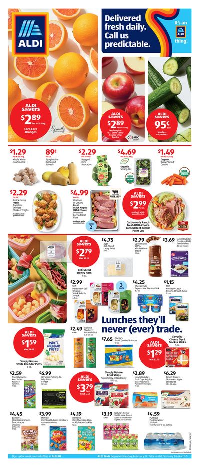 Discount Stores offers in Syracuse NY | Weekly Ad Aldi in Aldi | 2/28/2024 - 3/5/2024