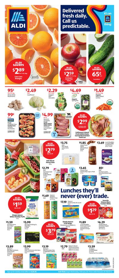 Discount Stores offers in Bloomington IL | Weekly Ad Aldi in Aldi | 2/28/2024 - 3/5/2024