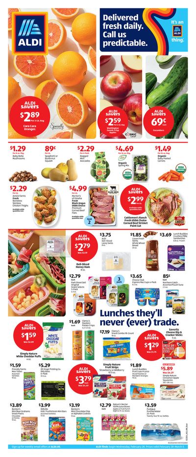 Discount Stores offers in Lima OH | Weekly Ad Aldi in Aldi | 2/28/2024 - 3/5/2024